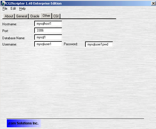 CGIScripter Other Folder tab - 27K