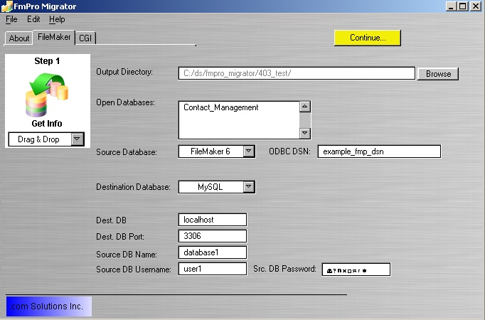FmPro Migrator FileMaker Folder tab - Windows  - 29K