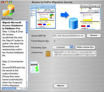 Access to FmPro Migration screenshot