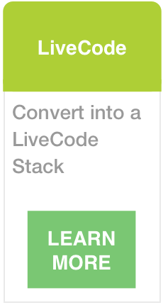 Transition to LiveCode