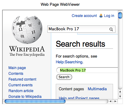 Wikipedia WebViewer